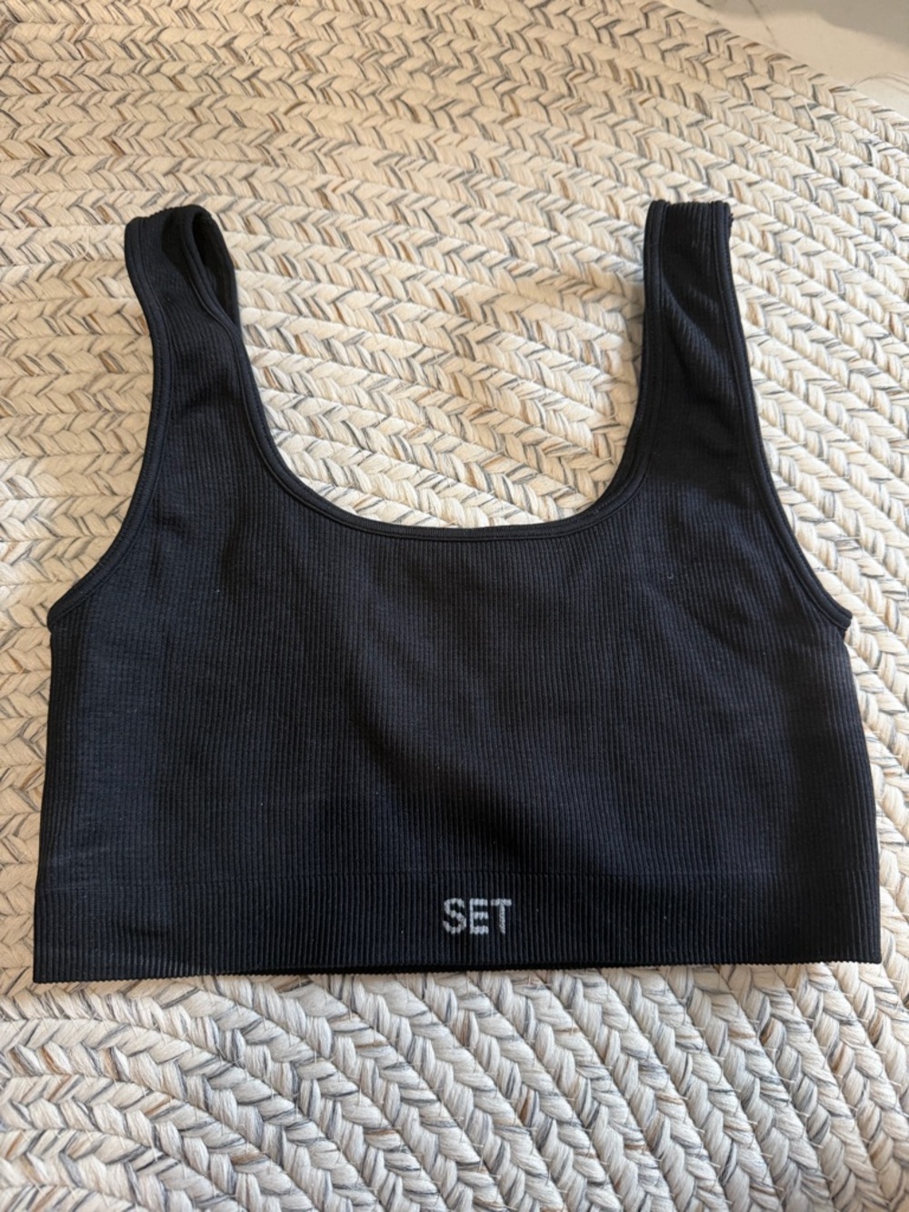 Set Active Ribbed Bra